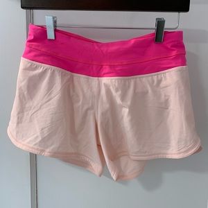 Lululemon Pink Run Times Short II - Size 4